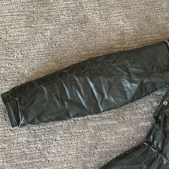 SAM. Waxed Hudson Parka in Drab Green - Picture 7 of 16